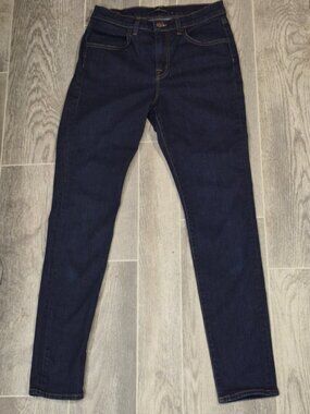 J Brand Dark Wash Skinny Jeans Womens Approx 30"x30" Premium Denim Like New